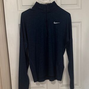 Nike Dark Blue Half-Zip Top